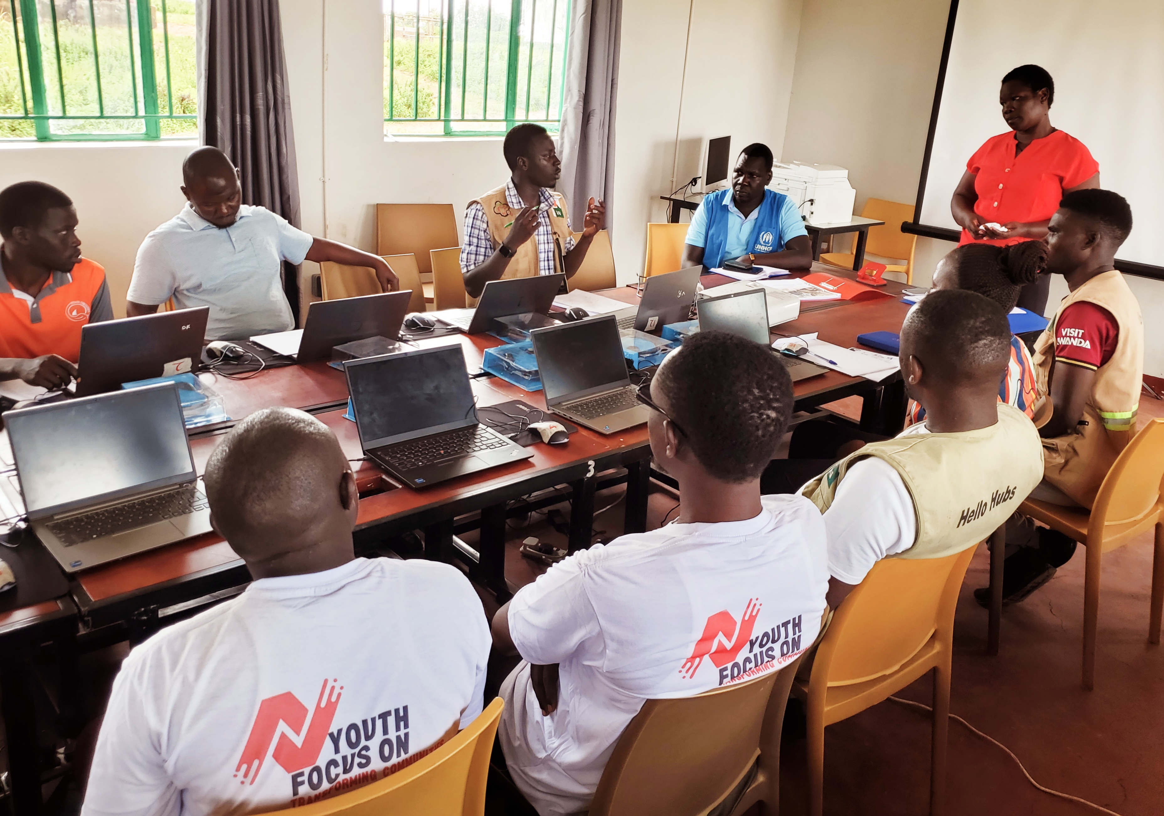 Handover of Wahda (Zone 1 ICT Hub) to YFTC by UNHCR